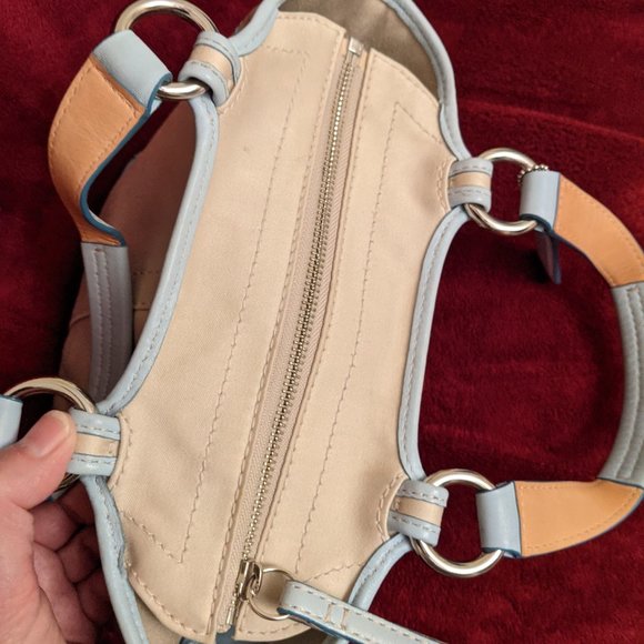 Coach Blue Soho Satchel Bag - Picture 2 of 13